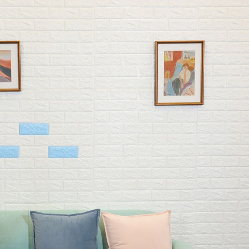 Modern Wall Panel PVC 3D Embossed Self-Adhesive Waterproof Wall Access Panel Clearhalo 'Flooring 'Home Improvement' 'home_improvement' 'home_improvement_wall_paneling' 'Wall Paneling' 'wall_paneling' 'Walls & Ceilings' Walls and Ceiling' 1200x1200_d7ddf441-2621-4536-a763-9db3b7f50f43