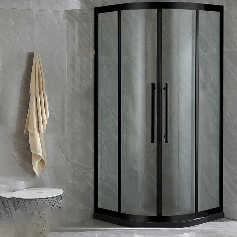 Round Stainless Steel Shower Enclosure Easy Clean Glass Shower Stall Clearhalo 'Bathroom Remodel & Bathroom Fixtures' 'Home Improvement' 'home_improvement' 'home_improvement_shower_stalls_enclosures' 'Shower Stalls & Enclosures' 'shower_stalls_enclosures' 'Showers & Bathtubs' 1200x1200_d7e58fd8-4607-45b2-abc8-a8807651878f