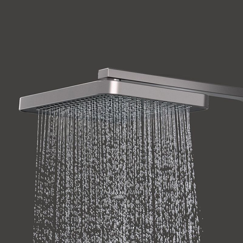 Contemporary Style Brass Shower Faucet with Shower Arm Wall Mounted Shower Combo Clearhalo 'Bathroom Remodel & Bathroom Fixtures' 'Home Improvement' 'home_improvement' 'home_improvement_shower_faucets' 'Shower Faucets & Systems' 'shower_faucets' 'Showers & Bathtubs Plumbing' 'Showers & Bathtubs' 1200x1200_d7fe48d1-93d1-41ff-932d-90c7684bd412