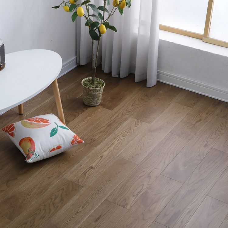Modern Wood Tile Wire Brushed Water Resistant Click Lock Flooring Planks Clearhalo 'Flooring 'Hardwood Flooring' 'hardwood_flooring' 'Home Improvement' 'home_improvement' 'home_improvement_hardwood_flooring' Walls and Ceiling' 1200x1200_d81f9491-32bd-41c5-ac40-be8ec74c3b41