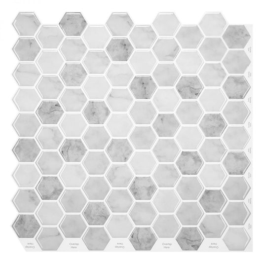 Mosaic Tile Peel and Stick Wall Tile Modern Style Wallpaper with Square Shape Clearhalo 'Flooring 'Home Improvement' 'home_improvement' 'home_improvement_peel_stick_blacksplash' 'Peel & Stick Backsplash Tile' 'peel_stick_blacksplash' 'Walls & Ceilings' Walls and Ceiling' 1200x1200_d835cbe8-8cb7-4a4f-ba85-229ab8059d8e