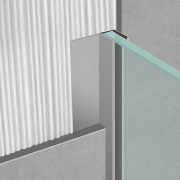 Black Semi Frameless Glass Shower Door Hinged Shower Bath Door Clearhalo 'Bathroom Remodel & Bathroom Fixtures' 'Home Improvement' 'home_improvement' 'home_improvement_shower_tub_doors' 'Shower and Tub Doors' 'shower_tub_doors' 'Showers & Bathtubs' 1200x1200_d845f5b3-690f-443f-999f-a00b23348791