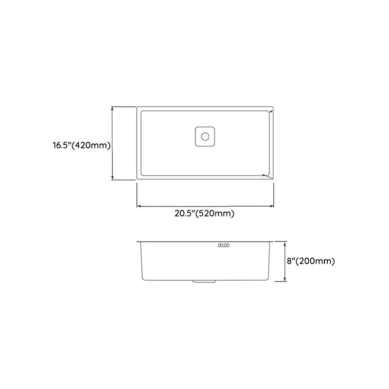 Stainless Steel Kitchen Sink Soundproof Detail Kitchen Sink with Basket Strainer Clearhalo 'Home Improvement' 'home_improvement' 'home_improvement_kitchen_sinks' 'Kitchen Remodel & Kitchen Fixtures' 'Kitchen Sinks & Faucet Components' 'Kitchen Sinks' 'kitchen_sinks' 1200x1200_d846865a-36cb-454b-a697-31110d0c785b