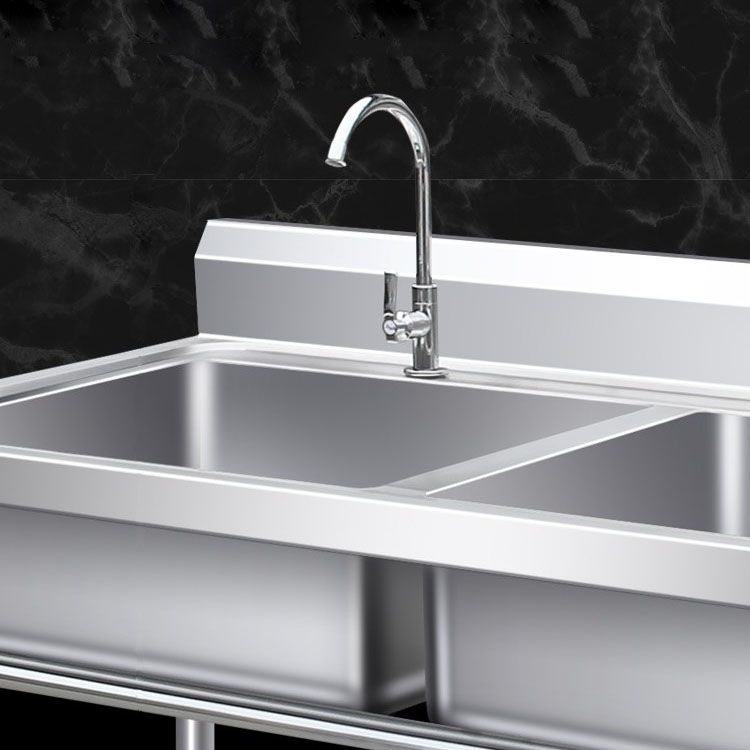 Stainless Steel Kitchen Sink Top Mounted Kitchen Sink with Faucet Clearhalo 'Home Improvement' 'home_improvement' 'home_improvement_kitchen_sinks' 'Kitchen Remodel & Kitchen Fixtures' 'Kitchen Sinks & Faucet Components' 'Kitchen Sinks' 'kitchen_sinks' 1200x1200_d84d1a6b-abc5-4887-88b2-52307d76a663