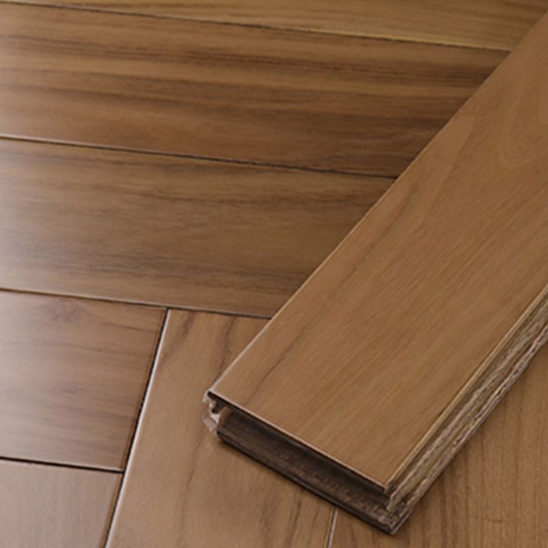 Traditional Flooring Planks Solid Wood Wire Brushed Click-Locking Wood Floor Tile Clearhalo 'Flooring 'Hardwood Flooring' 'hardwood_flooring' 'Home Improvement' 'home_improvement' 'home_improvement_hardwood_flooring' Walls and Ceiling' 1200x1200_d85aac2d-610d-444e-8197-f26bd3c3db66