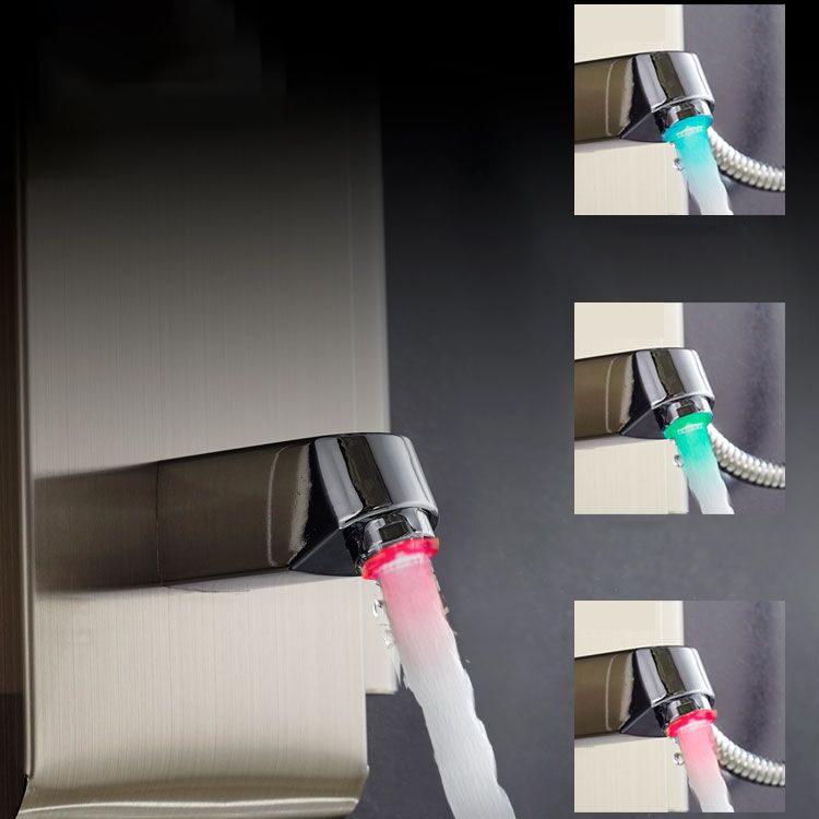 Shower Set Shower Screen Intelligent Digital Display Bathroom Shower Head Clearhalo 'Bathroom Remodel & Bathroom Fixtures' 'Home Improvement' 'home_improvement' 'home_improvement_shower_faucets' 'Shower Faucets & Systems' 'shower_faucets' 'Showers & Bathtubs Plumbing' 'Showers & Bathtubs' 1200x1200_d8631630-94d7-47ff-b040-ba85b7904cbe