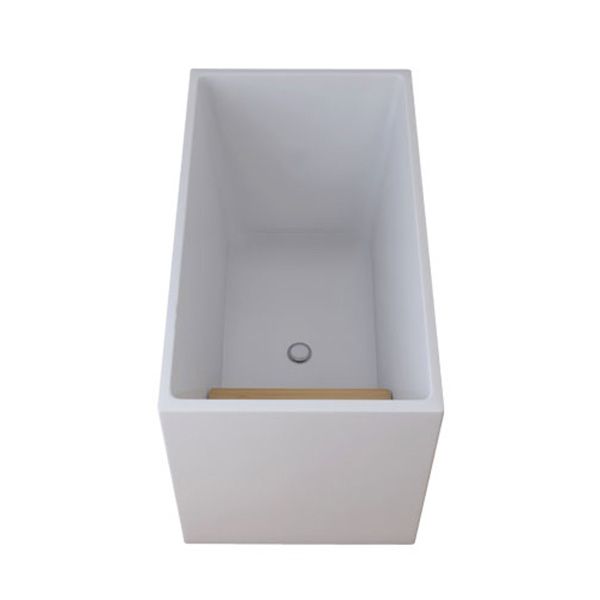Back to Wall Antique Finish Soaking Bathtub Rectangular Modern Tub Clearhalo 'Bathroom Remodel & Bathroom Fixtures' 'Bathtubs' 'Home Improvement' 'home_improvement' 'home_improvement_bathtubs' 'Showers & Bathtubs' 1200x1200_d8659ce8-624d-4f37-acdc-b3e4a8fdad57