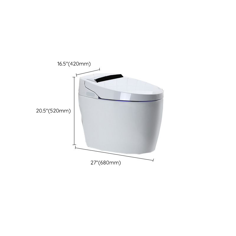 White Smart Toilet Elongated Temperature Control Floor Standing Bidet Clearhalo 'Bathroom Remodel & Bathroom Fixtures' 'Bidets' 'Home Improvement' 'home_improvement' 'home_improvement_bidets' 'Toilets & Bidets' 1200x1200_d86ca4bb-e0a4-40c2-be1f-9211adf8a0d6