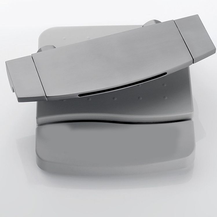 Brass Waterfall Spout Sink Faucet with 2-Handle Bathroom Faucet Clearhalo 'Bathroom Remodel & Bathroom Fixtures' 'Bathtub Faucets' 'bathtub_faucets' 'Home Improvement' 'home_improvement' 'home_improvement_bathtub_faucets' 1200x1200_d870bdec-d77b-4e60-bdfe-5eb229f80908