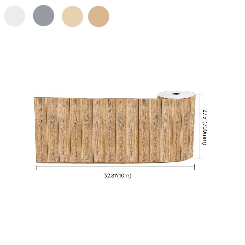 Modern Pearl Wainscoting Wood Grain Wall Access Panel Peel and Stick Wall Tile Clearhalo 'Flooring 'Home Improvement' 'home_improvement' 'home_improvement_wall_paneling' 'Wall Paneling' 'wall_paneling' 'Walls & Ceilings' Walls and Ceiling' 1200x1200_d8734c04-d5c2-4634-8efd-8ee945df9e43