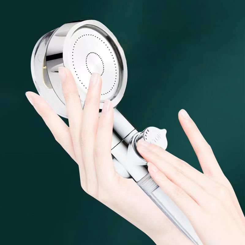 Adjustable Shower Head Modern Round Shower Combo with Single Setting Clearhalo 'Bathroom Remodel & Bathroom Fixtures' 'Home Improvement' 'home_improvement' 'home_improvement_shower_heads' 'Shower Heads' 'shower_heads' 'Showers & Bathtubs Plumbing' 'Showers & Bathtubs' 1200x1200_d880ec38-de48-41aa-ab9e-028b89340754