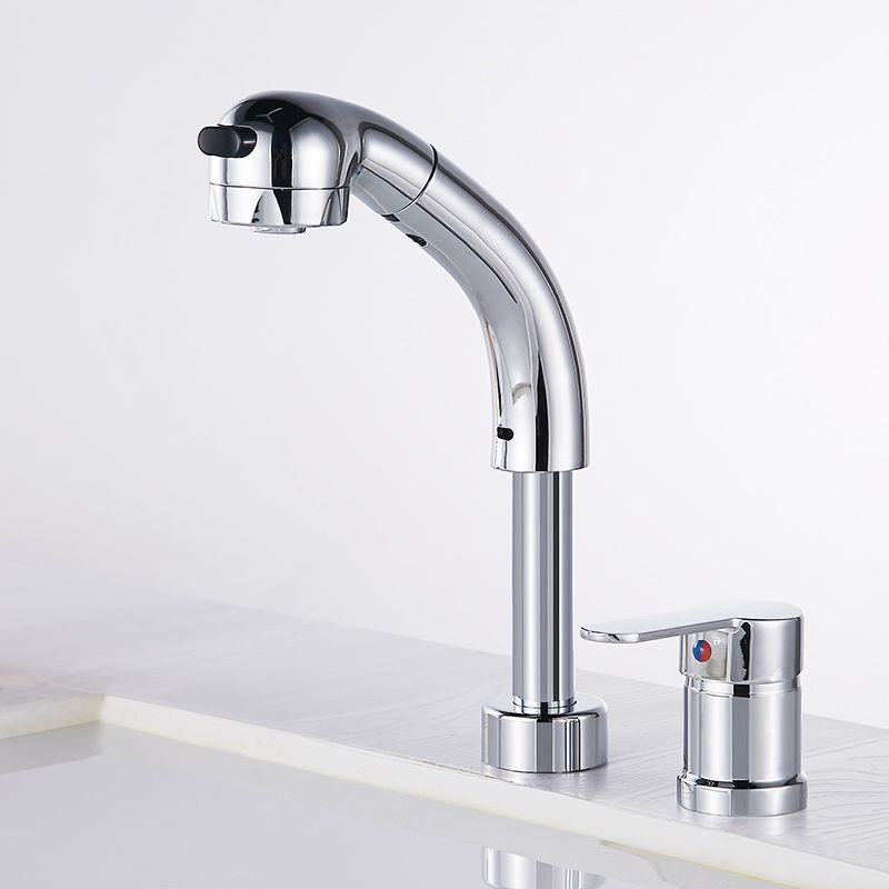 Vessel Sink Bathroom Faucet High-Arc Swivel Spout 2 Hole Faucets Clearhalo 'Bathroom Remodel & Bathroom Fixtures' 'Bathroom Sink Faucets' 'Bathroom Sinks & Faucet Components' 'bathroom_sink_faucets' 'Home Improvement' 'home_improvement' 'home_improvement_bathroom_sink_faucets' 1200x1200_d895c9f7-e327-4b72-bdfc-633a3acef36d