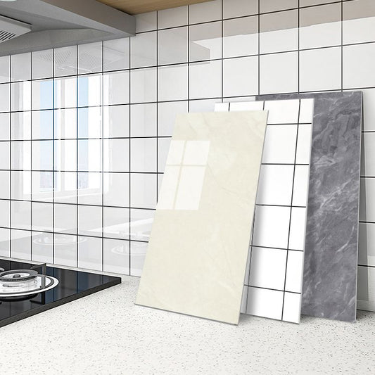 5 Pack 12" X 23" PVC Peel & Stick Subway Tile Rectangular Kitchen and Bathroom Backsplash Clearhalo 'Flooring 'Home Improvement' 'home_improvement' 'home_improvement_peel_stick_blacksplash' 'Peel & Stick Backsplash Tile' 'peel_stick_blacksplash' 'Walls & Ceilings' Walls and Ceiling' 1200x1200_d8b32bf3-076e-4a3c-9af7-5f770b4cbbf0