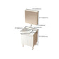 Wooden Sink Vanity Modern White Single-Sink Rectangular Vanity Set Clearhalo 'Bathroom Remodel & Bathroom Fixtures' 'Bathroom Vanities' 'bathroom_vanities' 'Home Improvement' 'home_improvement' 'home_improvement_bathroom_vanities' 1200x1200_d8bb68f7-7a43-4a85-821b-3d13057daaf2
