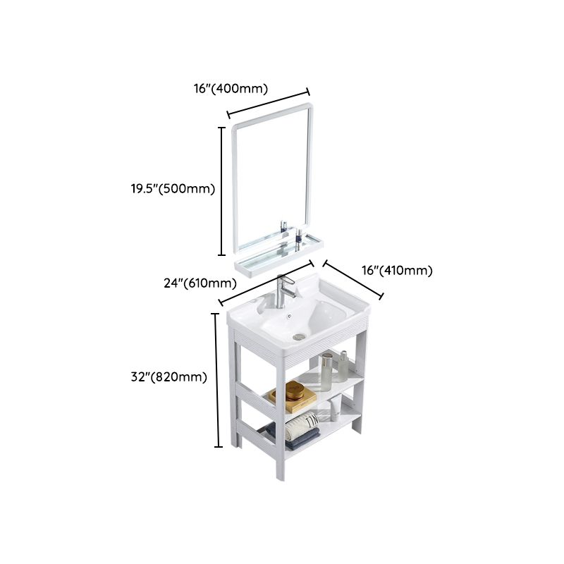Modern Freestanding Sink Included Sink Vanity in White for Bathroom Clearhalo 'Bathroom Remodel & Bathroom Fixtures' 'Bathroom Vanities' 'bathroom_vanities' 'Home Improvement' 'home_improvement' 'home_improvement_bathroom_vanities' 1200x1200_d8c79164-50d7-4a98-ab24-c942e04eb68d