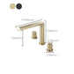 Modern Brass Tub Faucet with 2 Handles Deck Mount Bathroom Faucet Clearhalo 'Bathroom Remodel & Bathroom Fixtures' 'Bathtub Faucets' 'bathtub_faucets' 'Home Improvement' 'home_improvement' 'home_improvement_bathtub_faucets' 1200x1200_d8d3461d-348a-4941-88d6-a31c9a0ae61b