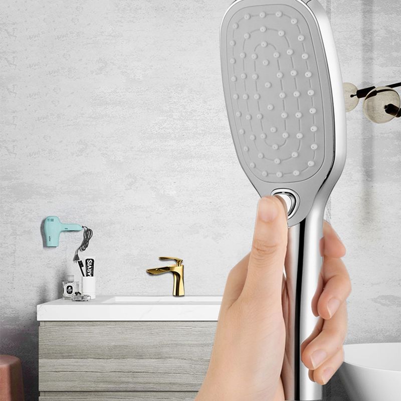 Contemporary Shower Head Standard Spray Pattern Included Hose Clearhalo 'Bathroom Remodel & Bathroom Fixtures' 'Home Improvement' 'home_improvement' 'home_improvement_shower_heads' 'Shower Heads' 'shower_heads' 'Showers & Bathtubs Plumbing' 'Showers & Bathtubs' 1200x1200_d8e04c3c-36ef-4ca4-bcea-14f62ec38772