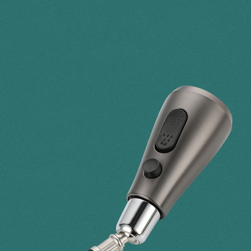 Modern Style Retractable Kitchen Faucet Stainless Steel Single Handle Kitchen Faucet Clearhalo 'Home Improvement' 'home_improvement' 'home_improvement_kitchen_faucets' 'Kitchen Faucets' 'Kitchen Remodel & Kitchen Fixtures' 'Kitchen Sinks & Faucet Components' 'kitchen_faucets' 1200x1200_d8e08b3e-6fbe-49fe-9025-22bd2557b90f