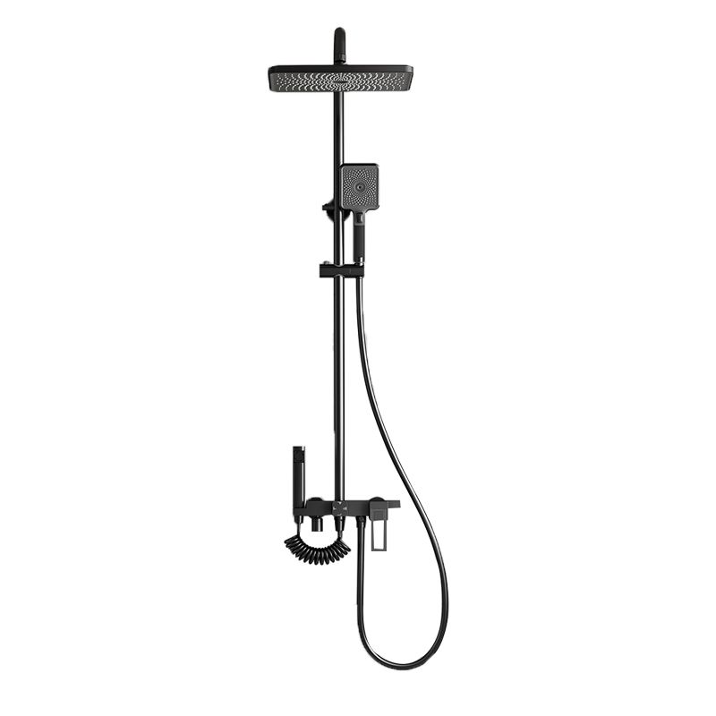 Shower System Square Massage Jet Handheld Shower Head Shower Trim Clearhalo 'Bathroom Remodel & Bathroom Fixtures' 'Home Improvement' 'home_improvement' 'home_improvement_shower_faucets' 'Shower Faucets & Systems' 'shower_faucets' 'Showers & Bathtubs Plumbing' 'Showers & Bathtubs' 1200x1200_d90326a8-92ab-4eea-924a-9d29d64bcc37