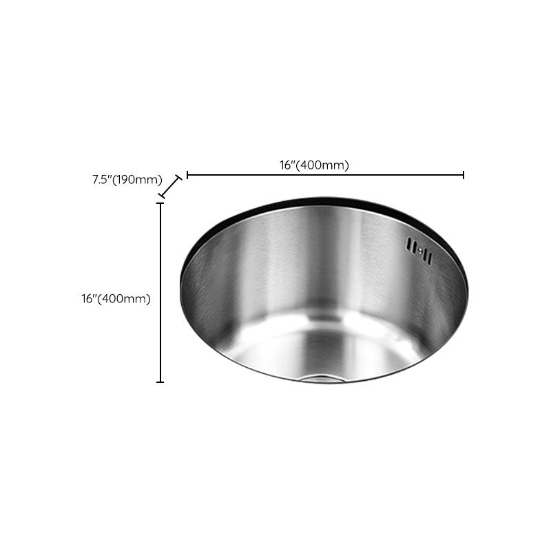 Contemporary Kitchen Sink Stainless Steel Single Bowl Kitchen Sink Clearhalo 'Home Improvement' 'home_improvement' 'home_improvement_kitchen_sinks' 'Kitchen Remodel & Kitchen Fixtures' 'Kitchen Sinks & Faucet Components' 'Kitchen Sinks' 'kitchen_sinks' 1200x1200_d915f8cf-c797-4f71-b384-c60161168f76