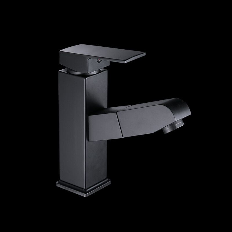 Contemporary Style Faucets Single Lever Handle Swivel Spout Faucets Clearhalo 'Bathroom Remodel & Bathroom Fixtures' 'Bathroom Sink Faucets' 'Bathroom Sinks & Faucet Components' 'bathroom_sink_faucets' 'Home Improvement' 'home_improvement' 'home_improvement_bathroom_sink_faucets' 1200x1200_d928a4b2-6e5a-4c9d-bafa-88f87bfc441f