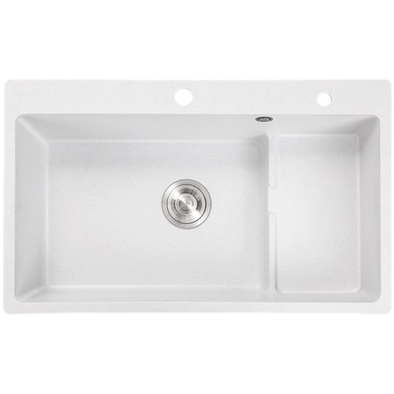 Kitchen Ceramic Sink Rectangular Anti-spill Pull-out Faucet Ceramic Sink Clearhalo 'Home Improvement' 'home_improvement' 'home_improvement_kitchen_sinks' 'Kitchen Remodel & Kitchen Fixtures' 'Kitchen Sinks & Faucet Components' 'Kitchen Sinks' 'kitchen_sinks' 1200x1200_d943121d-9bd9-4200-9c1d-87a04a6a793f