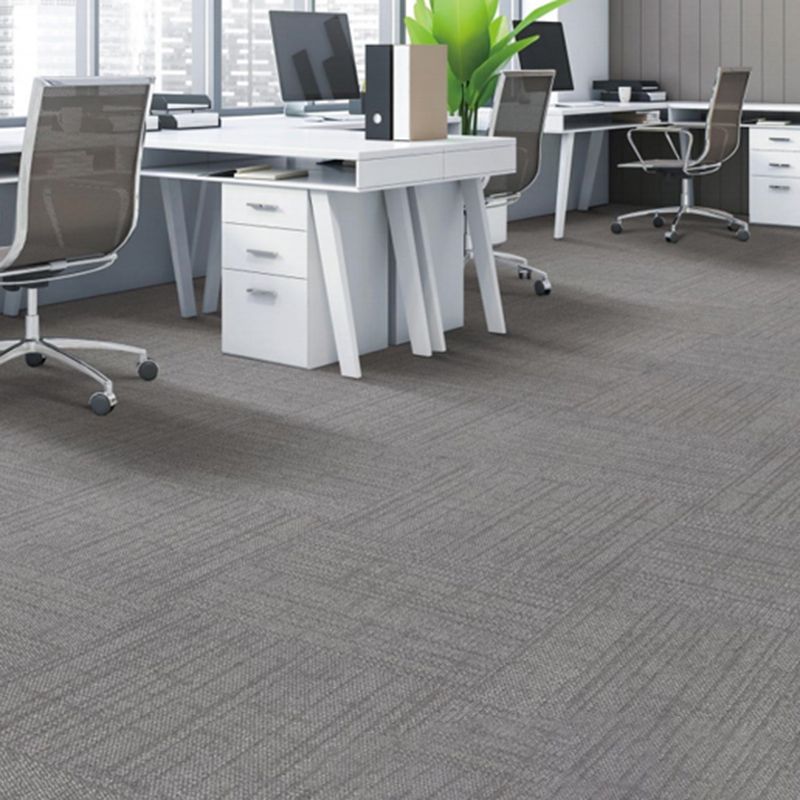 Carpet Tile Fade Resistant Non-Skid Solid Color Self-Stick Carpet Tiles Bedroom Clearhalo 'Carpet Tiles & Carpet Squares' 'carpet_tiles_carpet_squares' 'Flooring 'Home Improvement' 'home_improvement' 'home_improvement_carpet_tiles_carpet_squares' Walls and Ceiling' 1200x1200_d943cb7c-a73d-4ebb-8145-e3f18131cd58