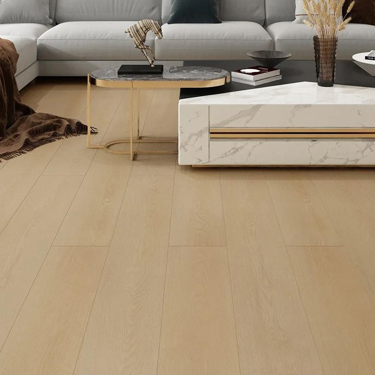 Light Wooden Laminate Plank Flooring Scratch Resistant Laminate Floor Clearhalo 'Flooring 'Home Improvement' 'home_improvement' 'home_improvement_laminate_flooring' 'Laminate Flooring' 'laminate_flooring' Walls and Ceiling' 1200x1200_d944c31e-4a48-41eb-b836-1bd6baf79e7b