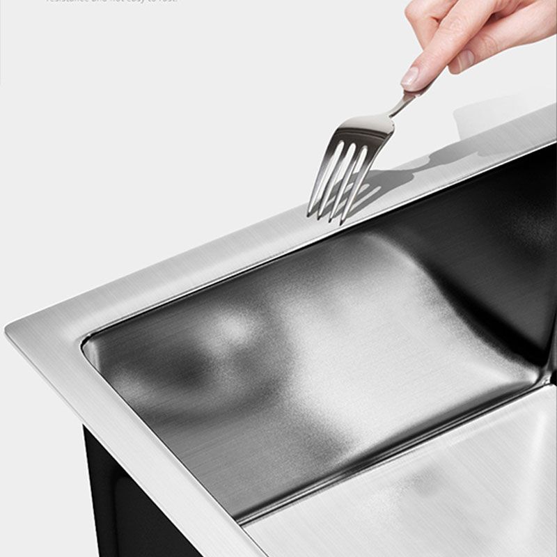 Modern Kitchen Bar Sink Stainless Steel with Drain Strainer Kit and Soap Dispenser Sink Clearhalo 'Home Improvement' 'home_improvement' 'home_improvement_kitchen_sinks' 'Kitchen Remodel & Kitchen Fixtures' 'Kitchen Sinks & Faucet Components' 'Kitchen Sinks' 'kitchen_sinks' 1200x1200_d95d99a1-78e3-400a-9fd6-cd3d9b159d2c