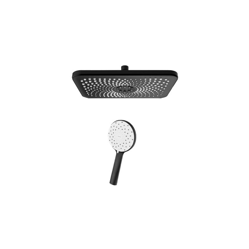 Contemporary Shower Head Combo Standard Spray Pattern Rectangle Large Shower Head Clearhalo 'Bathroom Remodel & Bathroom Fixtures' 'Home Improvement' 'home_improvement' 'home_improvement_shower_heads' 'Shower Heads' 'shower_heads' 'Showers & Bathtubs Plumbing' 'Showers & Bathtubs' 1200x1200_d96e6c53-3d21-4100-b32a-67f21ac8deac