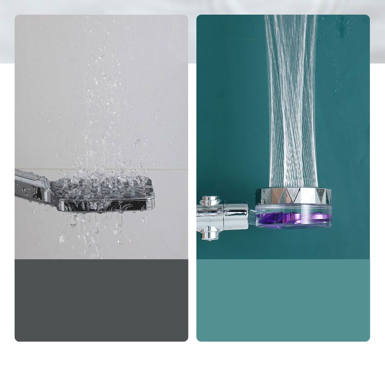 Contemporary Handheld Supercharged Shower Head Round Spray Head Clearhalo 'Bathroom Remodel & Bathroom Fixtures' 'Home Improvement' 'home_improvement' 'home_improvement_shower_heads' 'Shower Heads' 'shower_heads' 'Showers & Bathtubs Plumbing' 'Showers & Bathtubs' 1200x1200_d98dceea-c380-46cf-a5ad-830a47308242