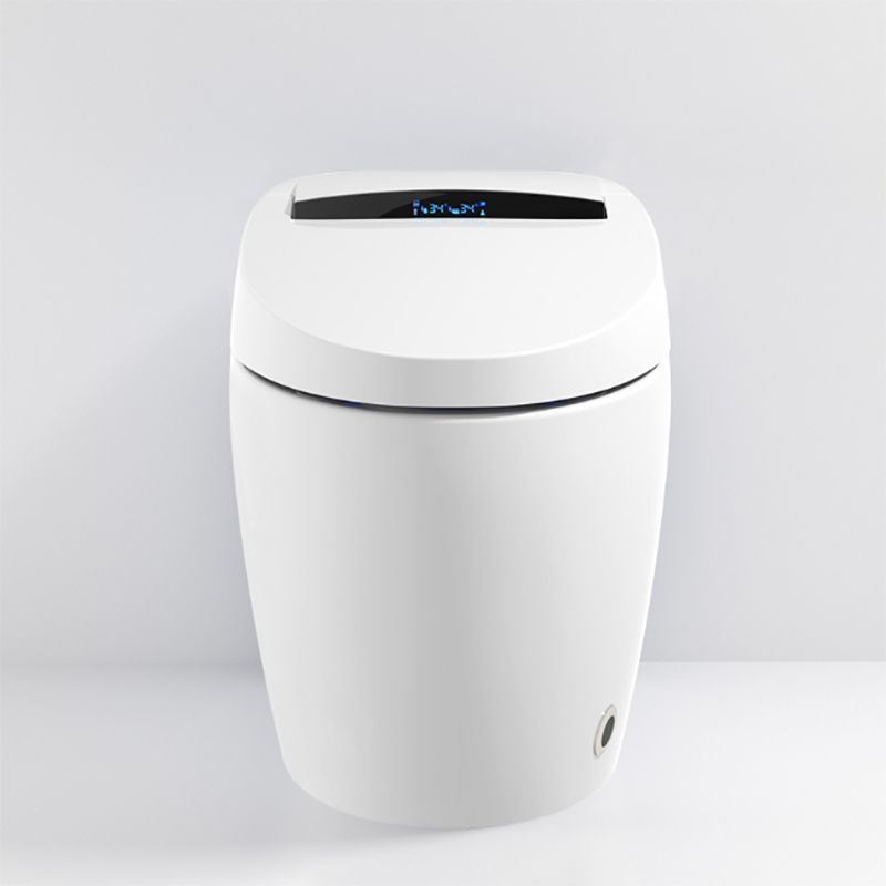 Contemporary Floor Standing Bidet Foot Sensor Elongated Heated Seat White Clearhalo 'Bathroom Remodel & Bathroom Fixtures' 'Bidets' 'Home Improvement' 'home_improvement' 'home_improvement_bidets' 'Toilets & Bidets' 1200x1200_d999cb49-0b80-4cd7-8278-b969a33b1765