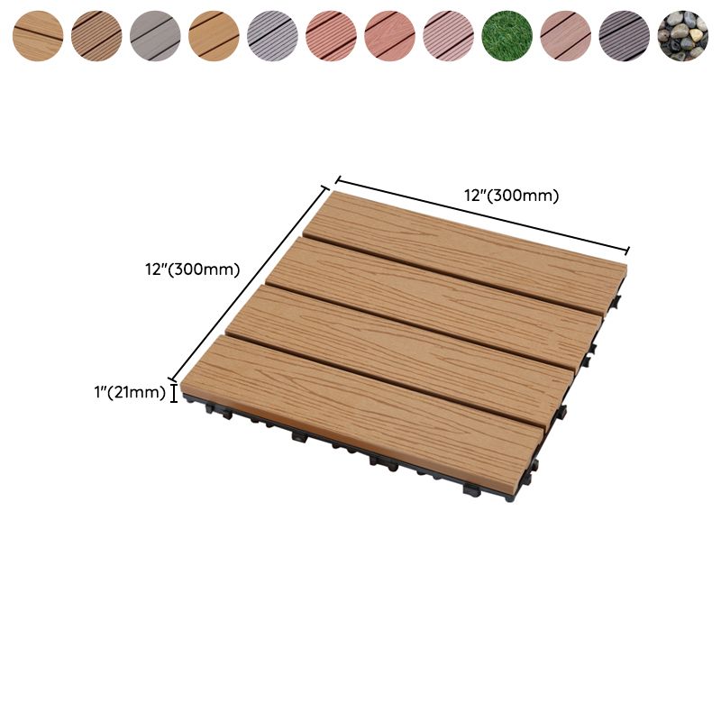 Interlocking Patio Flooring Tiles Composite Patio Flooring Tiles for Outdoor Clearhalo 'Home Improvement' 'home_improvement' 'home_improvement_outdoor_deck_tiles_planks' 'Outdoor Deck Tiles & Planks' 'Outdoor Flooring & Tile' 'Outdoor Remodel' 'outdoor_deck_tiles_planks' 1200x1200_d999cfd4-cb9c-4ac3-b535-f863625a26c8
