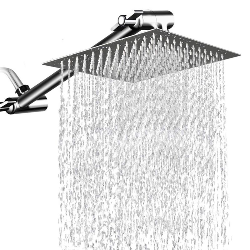 Wall Mounted Fixed Shower Head Modern Style Metal Shower Head Clearhalo 'Bathroom Remodel & Bathroom Fixtures' 'Home Improvement' 'home_improvement' 'home_improvement_shower_heads' 'Shower Heads' 'shower_heads' 'Showers & Bathtubs Plumbing' 'Showers & Bathtubs' 1200x1200_d99ecd80-6141-41db-a422-59f197d1ac3c