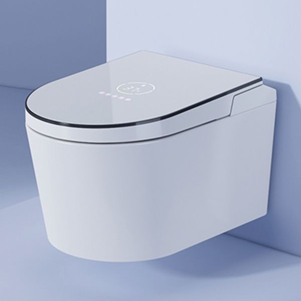 Wall Mounted Modern Flush Intelligent Toilet with Slow Close Seat and Heated Seat Clearhalo 'Bathroom Remodel & Bathroom Fixtures' 'Bidets' 'Home Improvement' 'home_improvement' 'home_improvement_bidets' 'Toilets & Bidets' 1200x1200_d99f60b6-0e0c-48bc-9a96-3113f77c0b4c