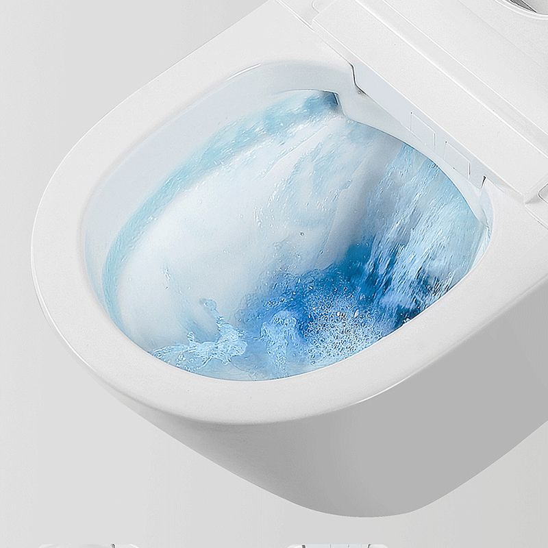 Modern Wall Hung Toilet Bowl Polished Finish Toilet with Heated Seat Clearhalo 'Bathroom Remodel & Bathroom Fixtures' 'Home Improvement' 'home_improvement' 'home_improvement_toilets' 'Toilets & Bidets' 'Toilets' 1200x1200_d9a9ae36-70fc-411b-9584-447cecf96392