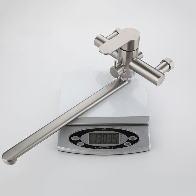 2-Handle 2-Function Water Filler Pull down Kitchen Faucet with Pull out Side Sprayer Clearhalo 'Home Improvement' 'home_improvement' 'home_improvement_kitchen_faucets' 'Kitchen Faucets' 'Kitchen Remodel & Kitchen Fixtures' 'Kitchen Sinks & Faucet Components' 'kitchen_faucets' 1200x1200_d9b2a97f-2960-4b86-be69-c0dd16d6862c