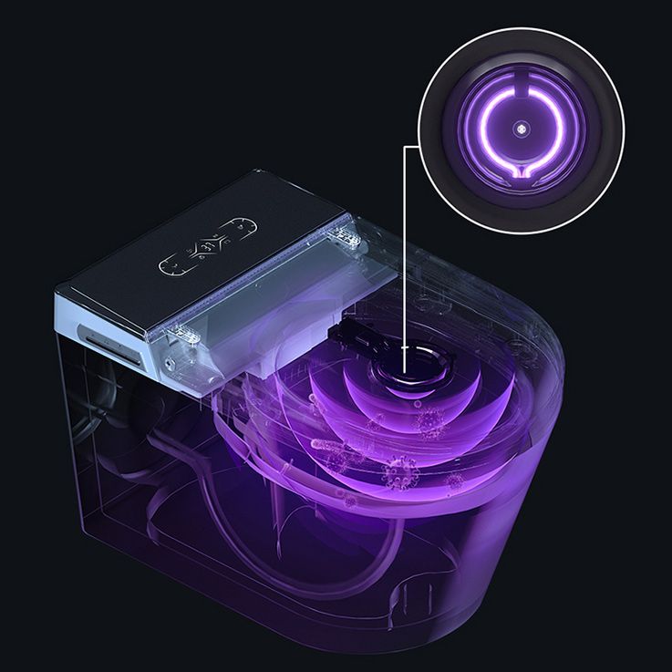 Elongated Wall Hung Toilet Set Deodorizing Antimicrobial Bidet Clearhalo 'Bathroom Remodel & Bathroom Fixtures' 'Bidets' 'Home Improvement' 'home_improvement' 'home_improvement_bidets' 'Toilets & Bidets' 1200x1200_d9bc24a1-91f8-44fb-8ea0-2745c7d4670c