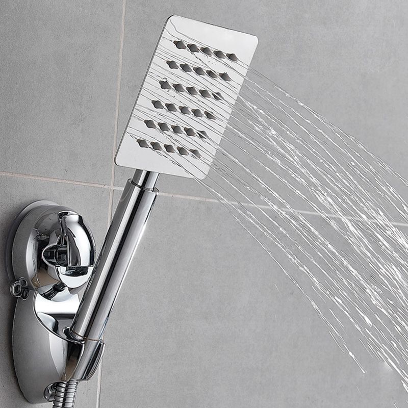 Silver Square Dual Shower Head Modern Water Filtration Wall-Mount Showerhead Clearhalo 'Bathroom Remodel & Bathroom Fixtures' 'Home Improvement' 'home_improvement' 'home_improvement_shower_heads' 'Shower Heads' 'shower_heads' 'Showers & Bathtubs Plumbing' 'Showers & Bathtubs' 1200x1200_d9daf8a9-f729-48e3-bcd7-bbdf798d0ef3
