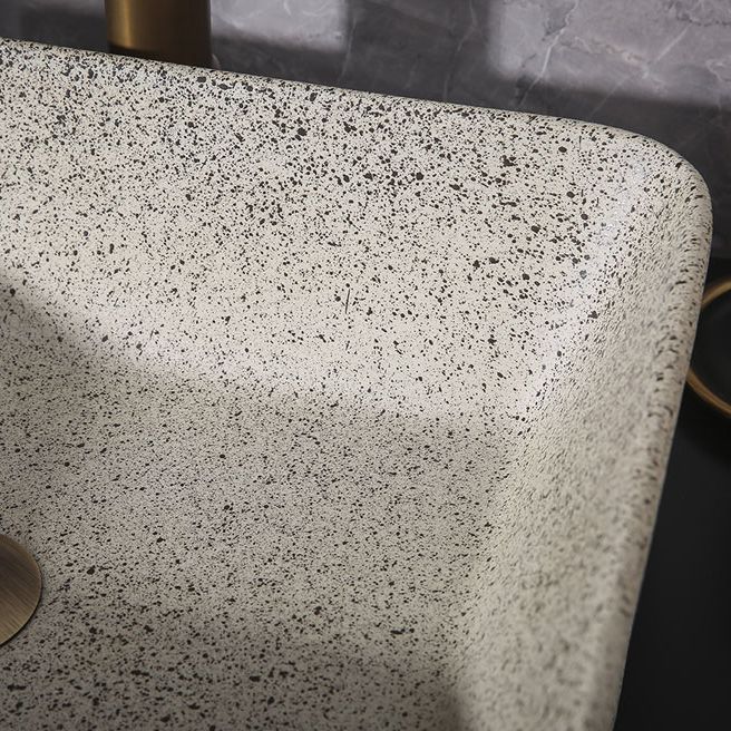 Modern Vessel Bathroom Sink Porcelain Vessel Lavatory Sink with Faucet Clearhalo 'Bathroom Remodel & Bathroom Fixtures' 'Bathroom Sinks & Faucet Components' 'Bathroom Sinks' 'bathroom_sink' 'Home Improvement' 'home_improvement' 'home_improvement_bathroom_sink' 1200x1200_d9ed760c-5c42-43e7-ba3b-4efbb28c6cef