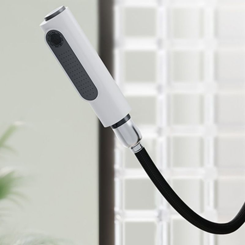 Swivel Spout Bathroom Sink Faucet with Lever Handle Vessel Sink Faucet Clearhalo 'Bathroom Remodel & Bathroom Fixtures' 'Bathroom Sink Faucets' 'Bathroom Sinks & Faucet Components' 'bathroom_sink_faucets' 'Home Improvement' 'home_improvement' 'home_improvement_bathroom_sink_faucets' 1200x1200_d9fe3606-550d-420c-91a9-01474402bfc2