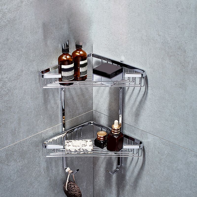 Bath Shelf Bathroom Accessory Kit Metal Drill and Screw Mount Bathroom Hardware Set Clearhalo 'Bathroom Hardware Sets' 'Bathroom Hardware' 'Bathroom Remodel & Bathroom Fixtures' 'bathroom_hardware_sets' 'Home Improvement' 'home_improvement' 'home_improvement_bathroom_hardware_sets' 1200x1200_da2f6d9d-e69c-47f7-a2f4-2e3497d4d3ad
