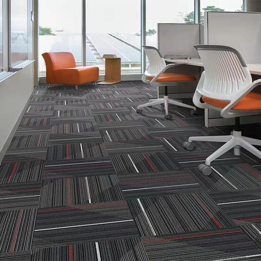 Carpet Tile Non-Skid Fade Resistant Geometry Self-Stick Peel and Stick Carpet Tiles Clearhalo 'Carpet Tiles & Carpet Squares' 'carpet_tiles_carpet_squares' 'Flooring 'Home Improvement' 'home_improvement' 'home_improvement_carpet_tiles_carpet_squares' Walls and Ceiling' 1200x1200_da3f20dc-ef2d-4c1d-a733-857b2f1b80a6