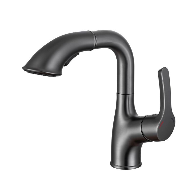 Simplicity Centerset Faucet Pure Color Bathroom Vessel Faucet Clearhalo 'Bathroom Remodel & Bathroom Fixtures' 'Bathroom Sink Faucets' 'Bathroom Sinks & Faucet Components' 'bathroom_sink_faucets' 'Home Improvement' 'home_improvement' 'home_improvement_bathroom_sink_faucets' 1200x1200_da699f51-bd60-4f53-8b4a-b7d8166b4250