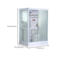 Framed Tempered Glass Shower kit with Base Included Framed Shower Stall in White Clearhalo 'Bathroom Remodel & Bathroom Fixtures' 'Home Improvement' 'home_improvement' 'home_improvement_shower_stalls_enclosures' 'Shower Stalls & Enclosures' 'shower_stalls_enclosures' 'Showers & Bathtubs' 1200x1200_da8edd64-8cd6-476c-9845-ddd04fbd911a