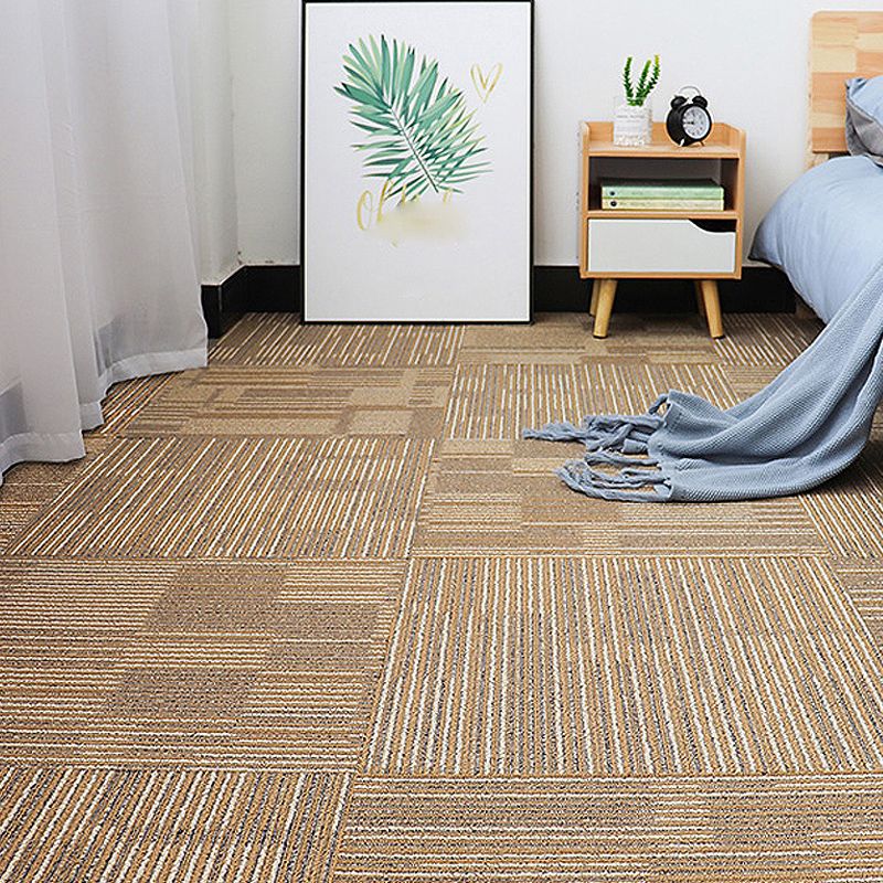Modern Carpet Tiles Level Loop Self Adhesive Stain Resistant Carpet Tile Clearhalo 'Carpet Tiles & Carpet Squares' 'carpet_tiles_carpet_squares' 'Flooring 'Home Improvement' 'home_improvement' 'home_improvement_carpet_tiles_carpet_squares' Walls and Ceiling' 1200x1200_dab12673-6d1c-4e08-a28a-0baed0cfb61c