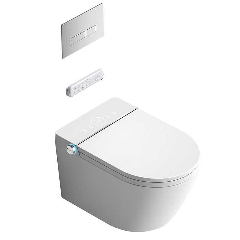 Antimicrobial Smart Wall Mounted Bidet Temperature Control Toilet Clearhalo 'Bathroom Remodel & Bathroom Fixtures' 'Bidets' 'Home Improvement' 'home_improvement' 'home_improvement_bidets' 'Toilets & Bidets' 1200x1200_daf61616-bd14-414e-a5f9-42339bfaf509