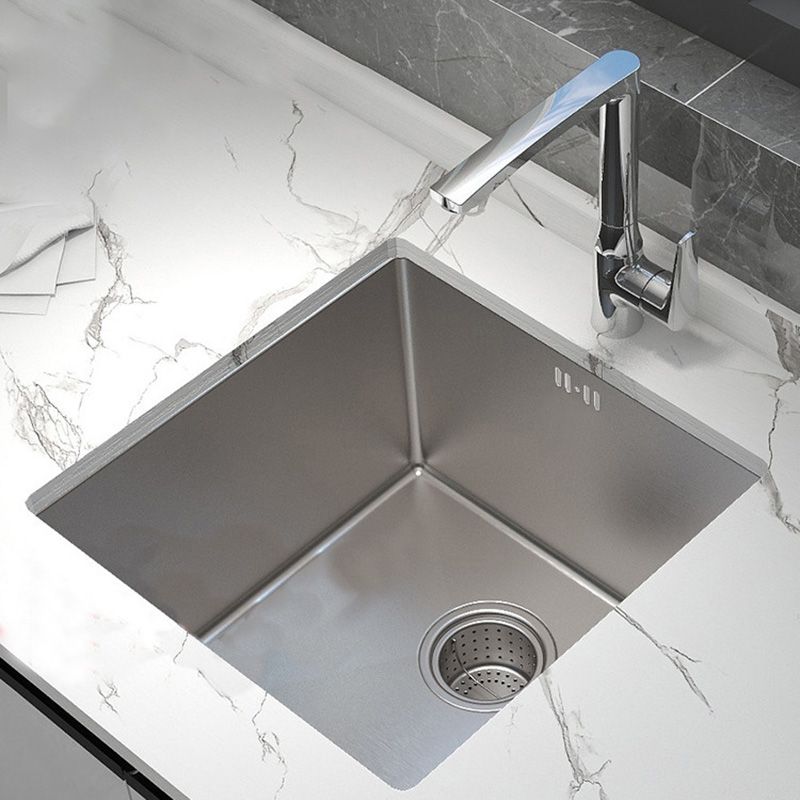 Square Stainless Steel Kitchen Sink Single Bowl Sink with Drain Assembly Clearhalo 'Home Improvement' 'home_improvement' 'home_improvement_kitchen_sinks' 'Kitchen Remodel & Kitchen Fixtures' 'Kitchen Sinks & Faucet Components' 'Kitchen Sinks' 'kitchen_sinks' 1200x1200_daf8bc94-2b75-47cd-8163-da8025852d3f