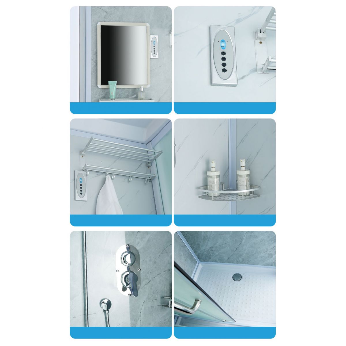 Contemporary Shower Enclosure Frosted Framed Shower Enclosure Clearhalo 'Bathroom Remodel & Bathroom Fixtures' 'Home Improvement' 'home_improvement' 'home_improvement_shower_stalls_enclosures' 'Shower Stalls & Enclosures' 'shower_stalls_enclosures' 'Showers & Bathtubs' 1200x1200_db02861e-73d6-4f7f-8f5f-2b642b63ee59