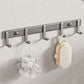 Modern Bathroom Accessory Kit Grey Towel Bar Bath Shelf Bathroom Hardware Clearhalo 'Bathroom Hardware Sets' 'Bathroom Hardware' 'Bathroom Remodel & Bathroom Fixtures' 'bathroom_hardware_sets' 'Home Improvement' 'home_improvement' 'home_improvement_bathroom_hardware_sets' 1200x1200_db07316e-e105-4e9b-9f52-f371a7c3af83